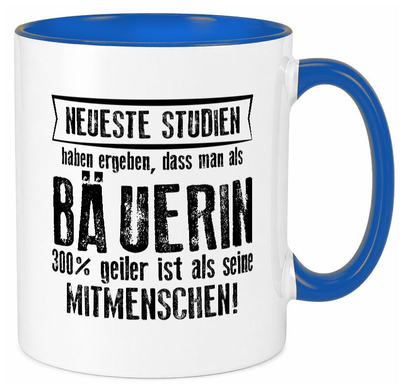 Neuste Studien: Bäuerin | Bauernhof Landwirtschaft Humor Geschenkidee Tasse