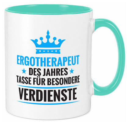 Besonderer Verdienst: Ergotherapeut | Ergotherapie Geschenkidee Humor Tasse