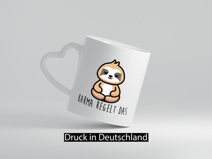 Karma regelt das | Yoga Faultier Meditation Chillen Geschenk Tierliebhaber