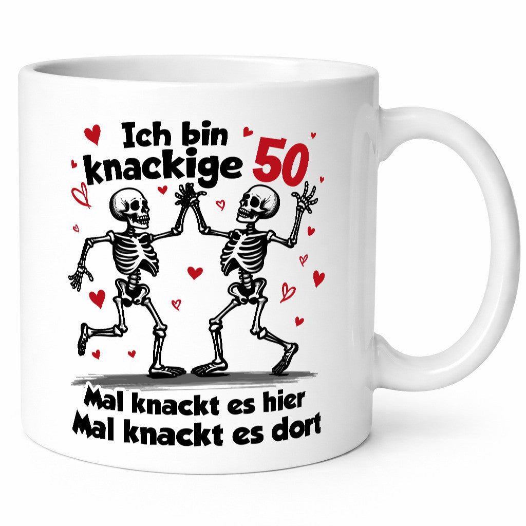 50. Geburtstag | Knackige 50 Ich bin alt Humor Geschenkidee Tasse