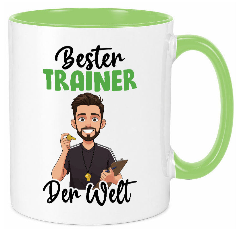 Bester Trainer | Verein Sport v2 Humor Geschenkidee Tasse