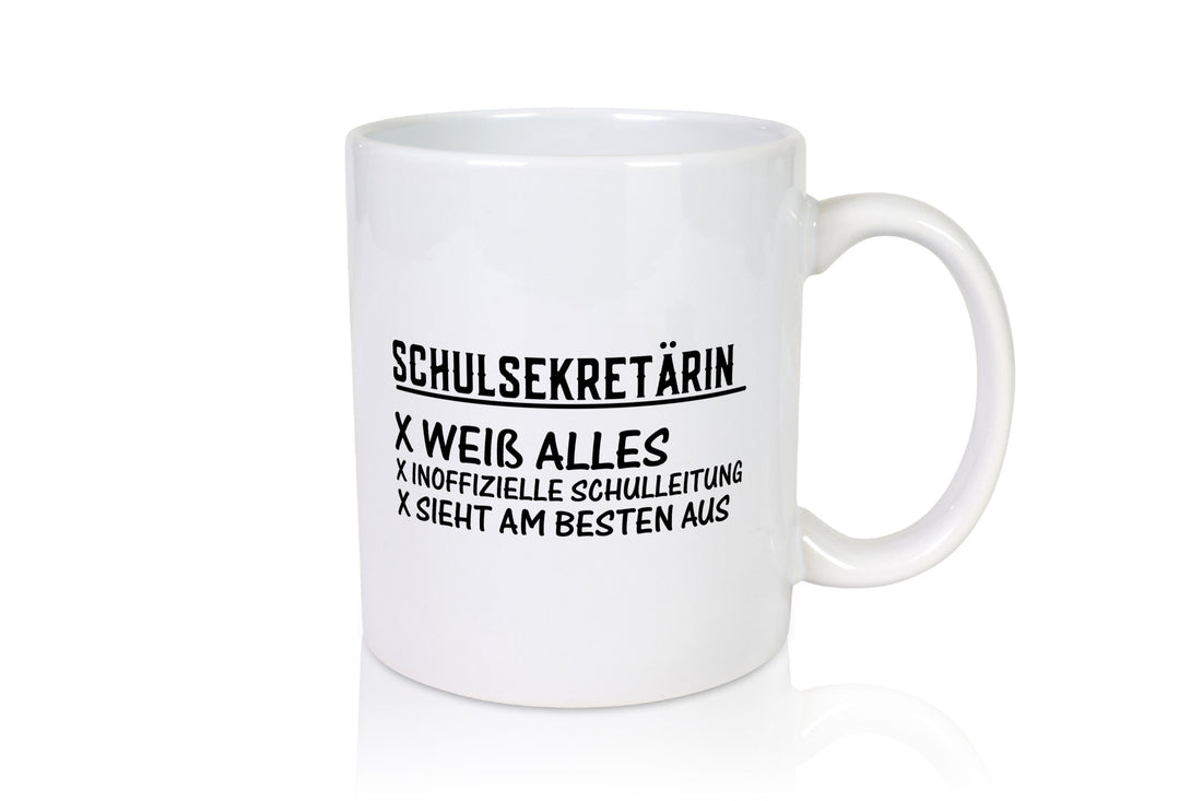 Schulsekretärin weiß alles | Schule sieht am besten aus lustiger Spruch