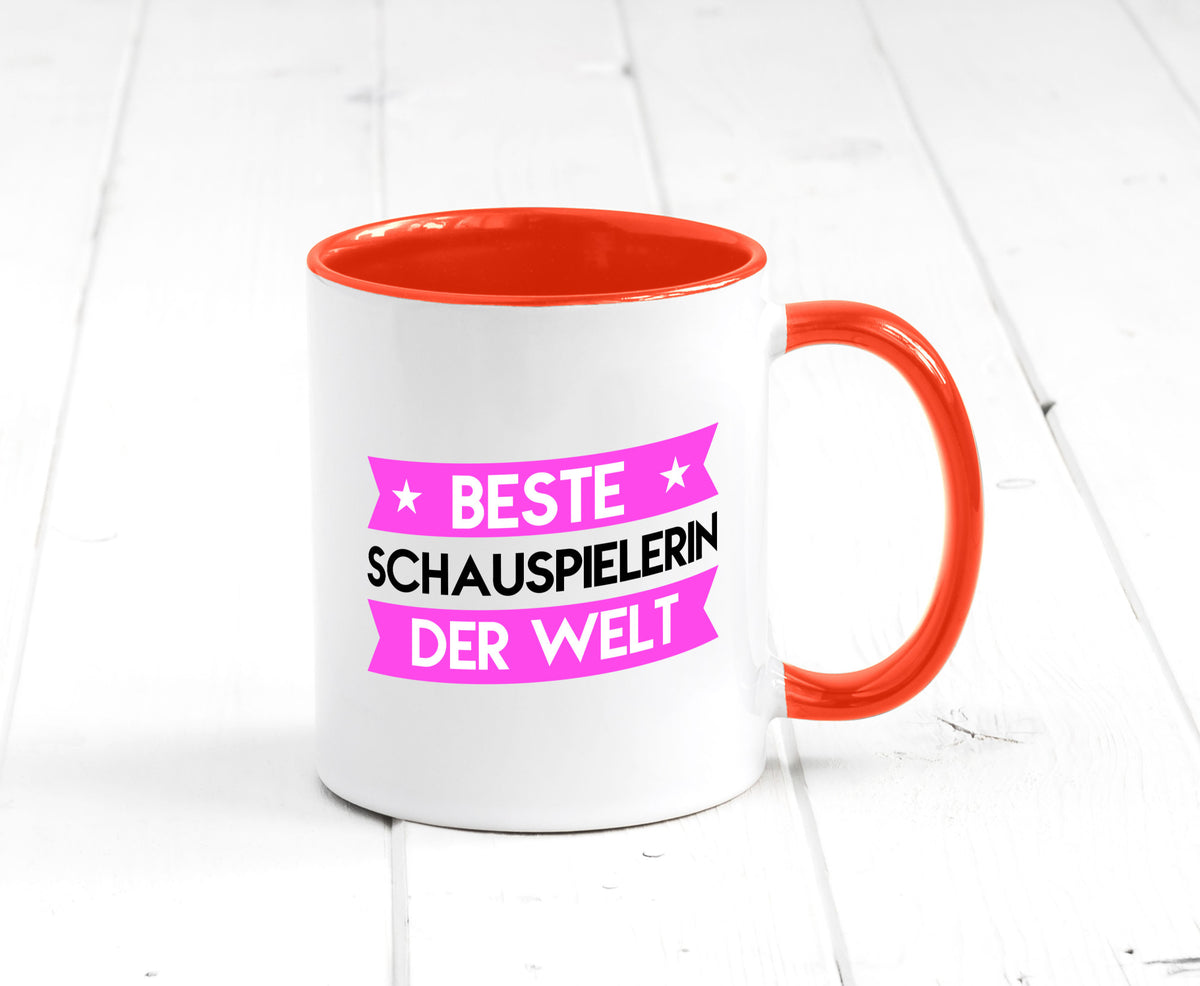 Beste Schauspielerin | Theater lustiger Spruch Geschenk Humor Geschenkidee Tasse