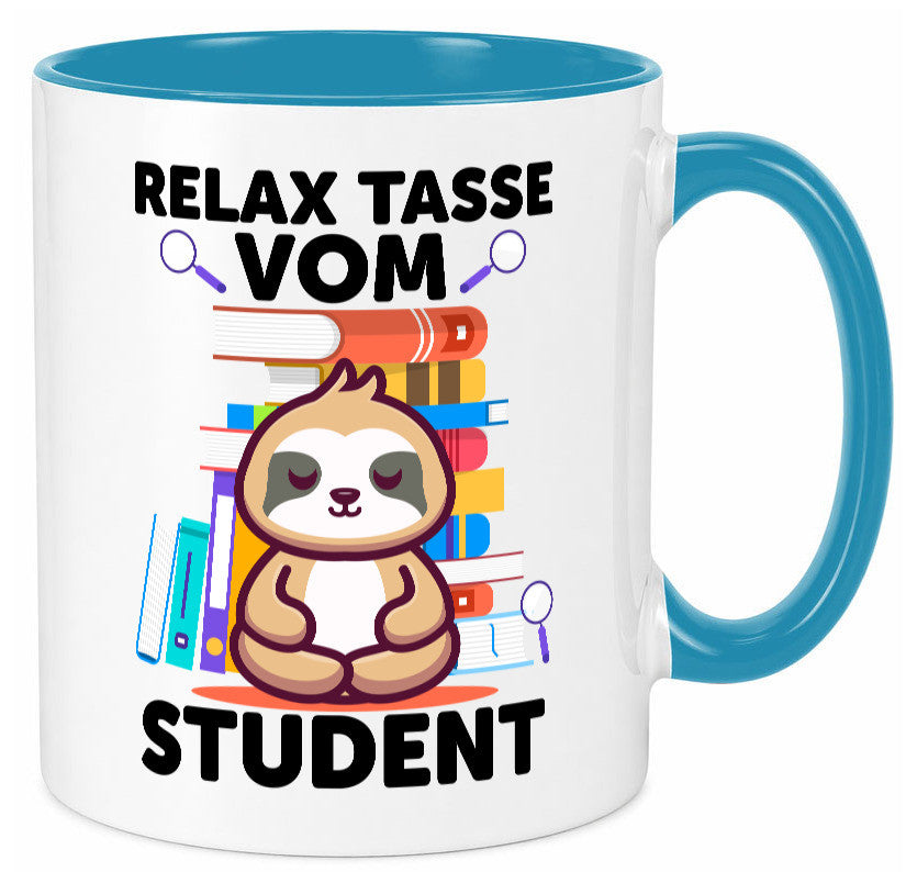 Relax Tasse: Student | Universität Uni Studium lustiger Spruch Geschenk Humor