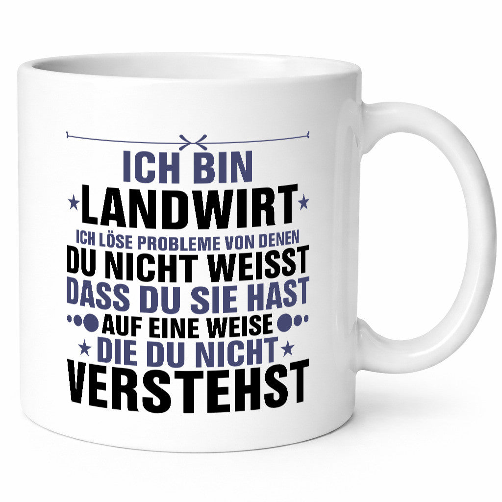 Löse Probleme: Landwirt | Bauer Landwirtschaft v2 Geschenk Humor Geschenkidee