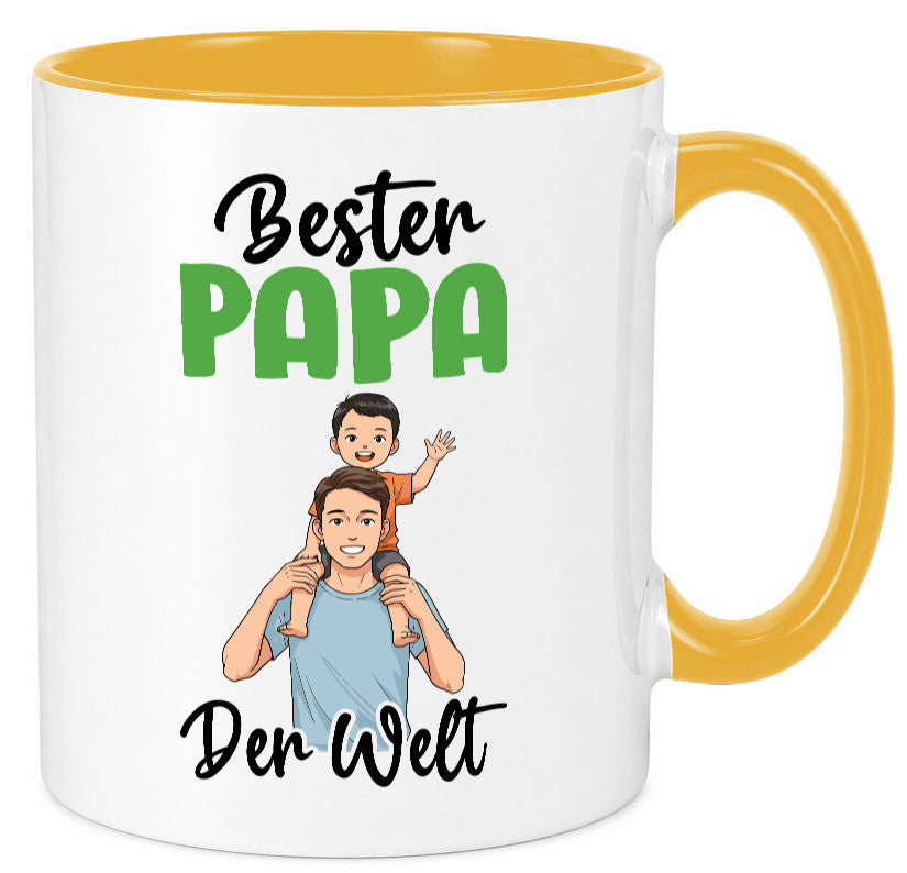 Bester Papa | Vatertag Daddy Familie lustiger Spruch Geschenk Geschenkidee Tasse