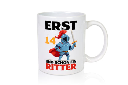 14. Geburtstag | 14 Jahre und schon ein Ritter Humor Geschenkidee Tasse