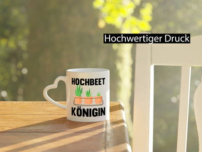 Hochbeetkönigin | Gartenarbeit Gärtnern Pflanze Geschenk Arbeit Kollegen Büro