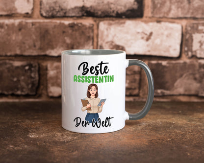 Beste Assistentin | Assistenz Hilfskraft v2 Geschenkidee Humor Tasse