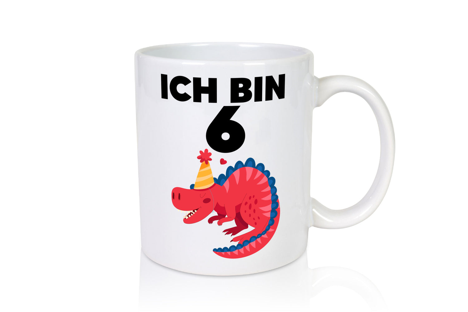 6. Geburtstag | Dino Dinosaurier 6 Jahre lustiger Spruch Geschenk Geschenkidee