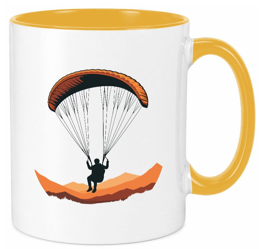 Gleitschirm | Motiv Paragleiter Gleitschirmfliegen vl3 Humor Geschenkidee Tasse
