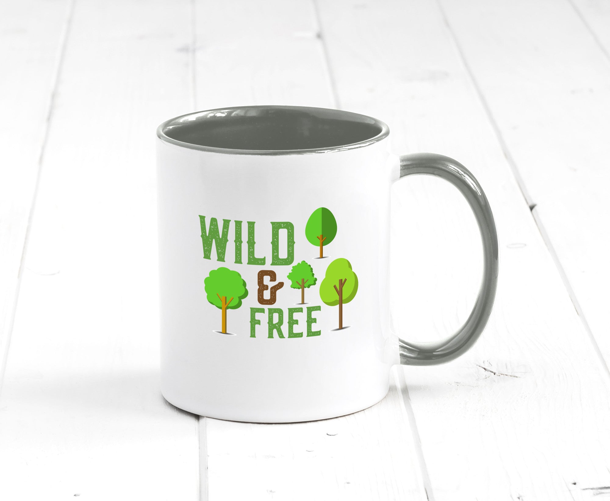 Wild and free | Freiheit Camper Hobbycamper Geschenkidee Humor Tasse