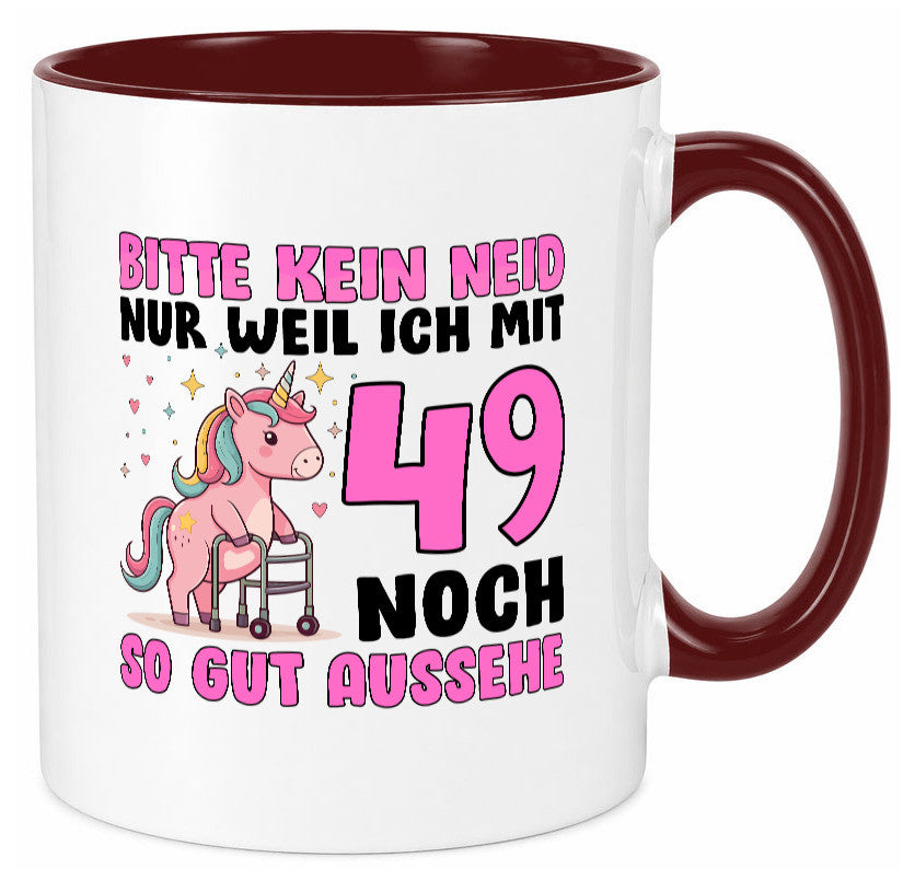 49. Geburtstag | 49 Jahre Mit noch so gut aussehen lustiger Spruch Geschenk