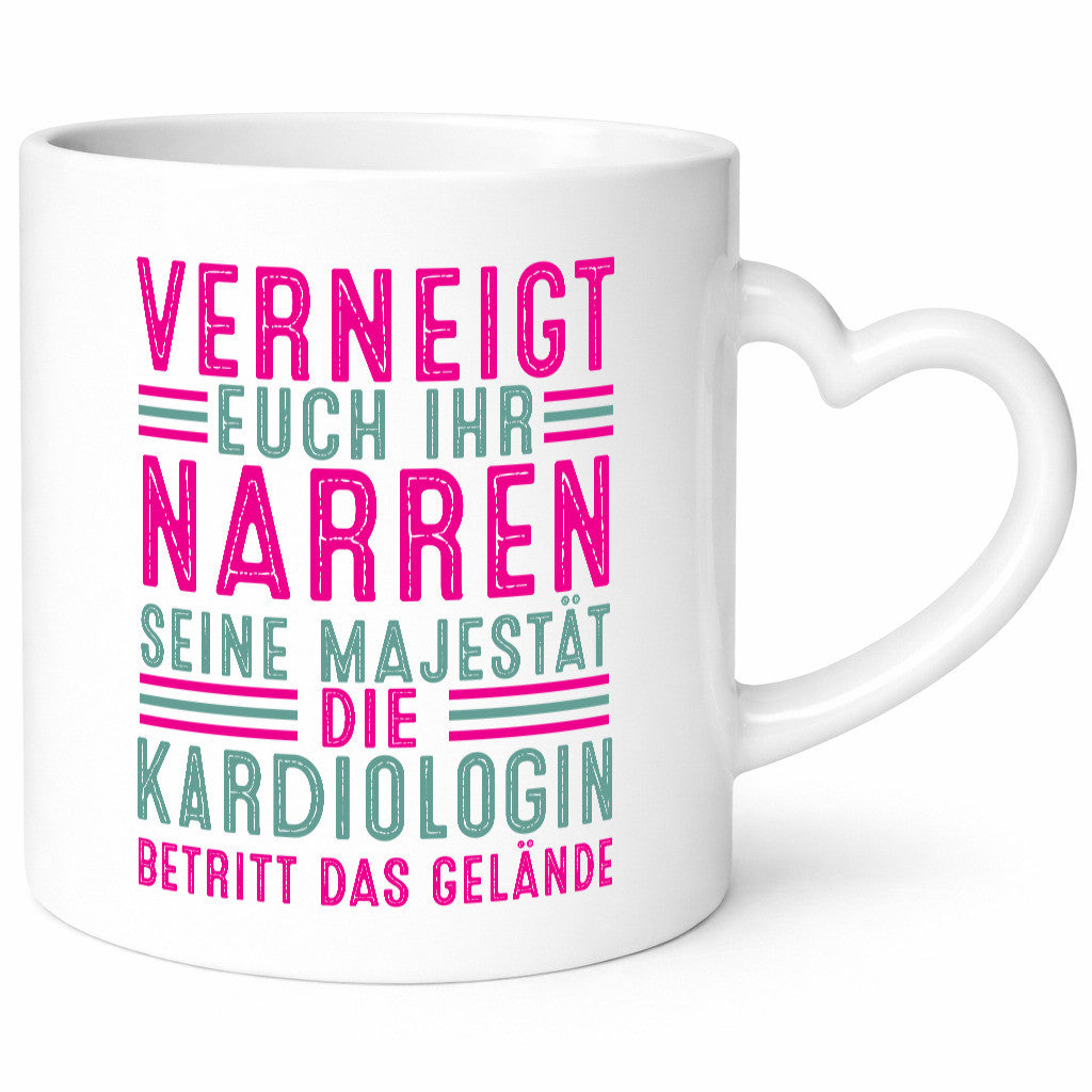 Verneigt euch: Kardiologin | Kardiologie lustig Humor Geschenkidee Geschenk