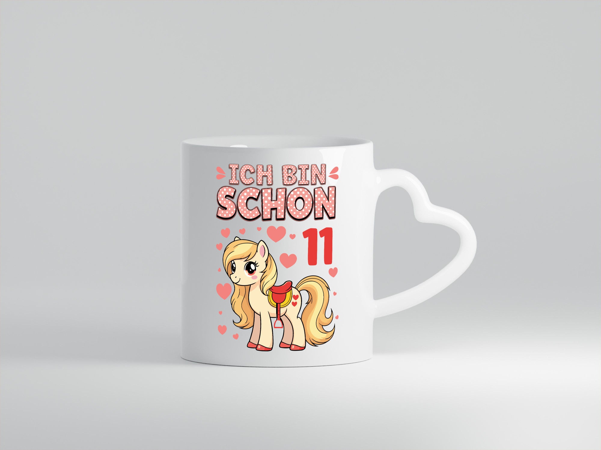 11. Geburtstag | 11 Jahre Mädchen Reiten Pony Geschenkidee Humor Tasse