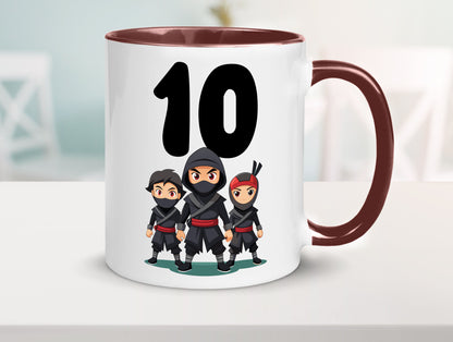 10. Geburtstag | 10 Jahre Ninja Humor Geschenkidee Tasse