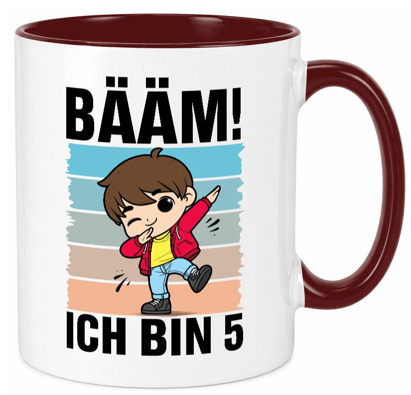 5. Geburtstag | Ich bin 5 Jahre Bäääm Dabbing Kind Geschenkidee Humor Tasse