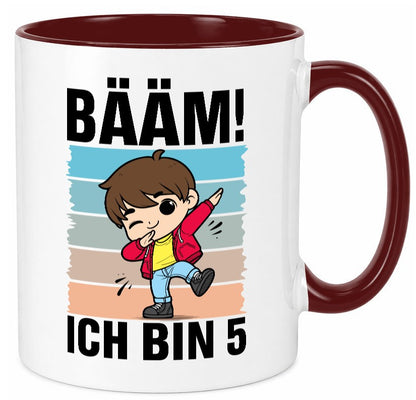 5. Geburtstag | Ich bin 5 Jahre Bäääm Dabbing Kind Geschenkidee Humor Tasse