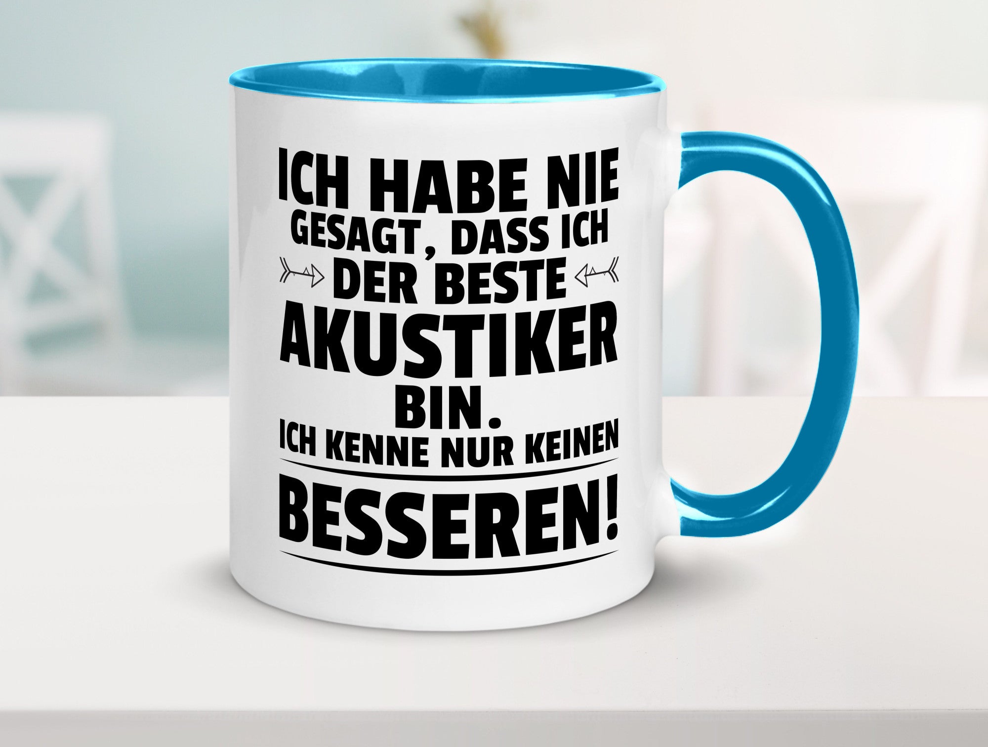 Keinen Besserer Akustiker | Akustik Hörgeräteakustik Geschenkidee Humor Tasse