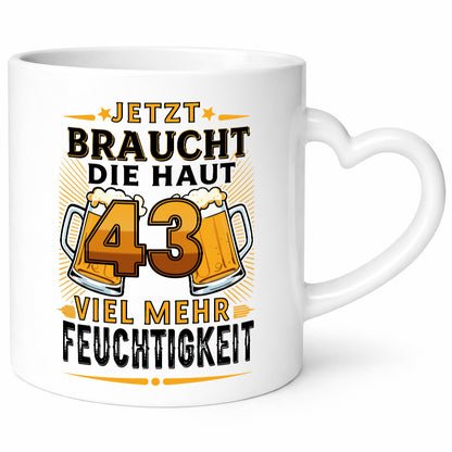 43 braucht die haut mehr Feuchtigkeit | 43. Geburtstag Geschenk Geschenkidee