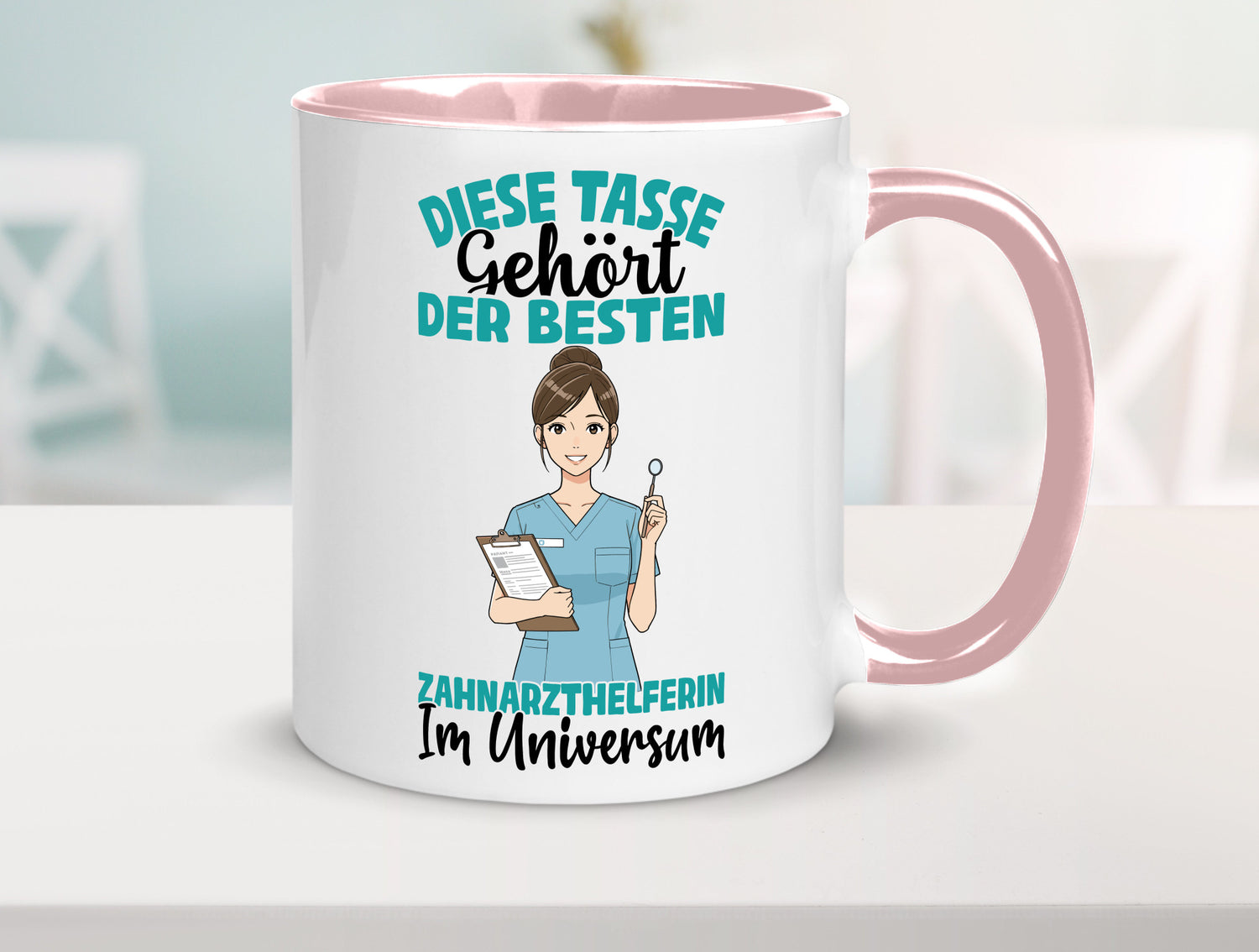 Im Universum: Zahnarzthelferin | Zahnmedizin Humor Geschenkidee Tasse