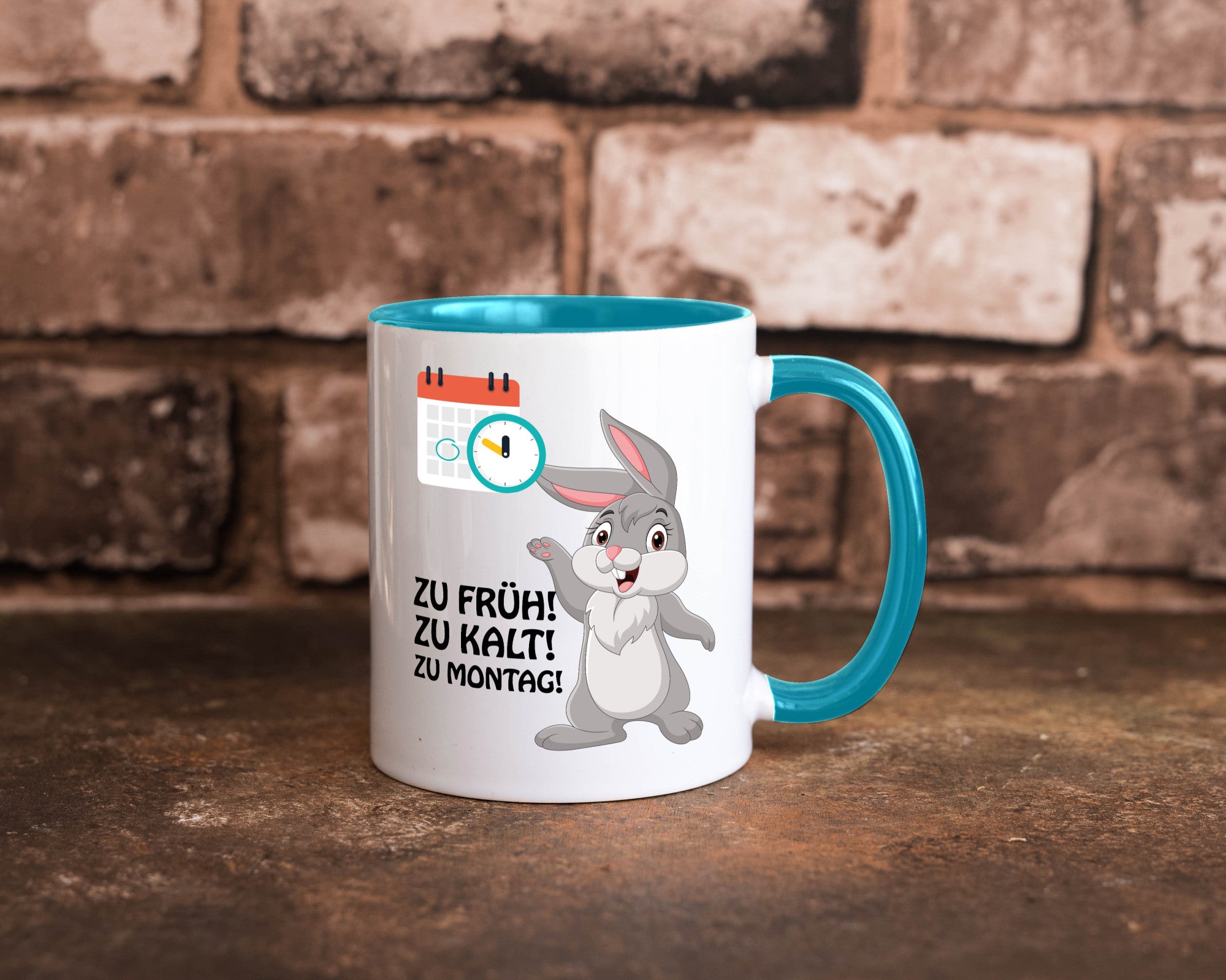 Kalter Montag Geschenkidee Humor Tasse