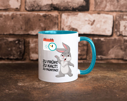 Kalter Montag Geschenkidee Humor Tasse