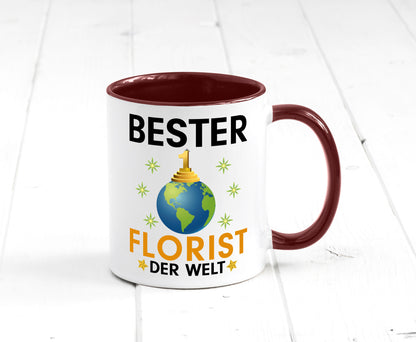 Welt Bester Florist | Blumen Verkäufer Humor Geschenkidee Tasse