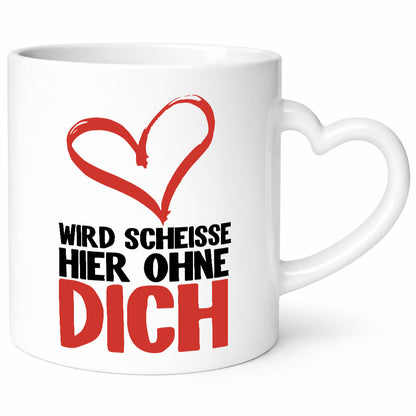 Wird Scheisse Geschenk Humor Geschenkidee lustiger Spruch Tasse