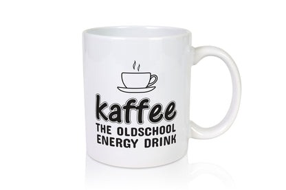 Oldschool Kaffee | Kaffeetrinker Tasse Statement lustiger Spruch Geschenk Humor
