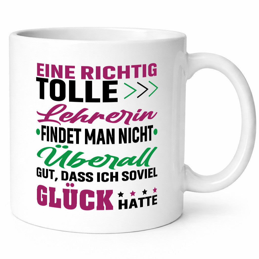 Eine richtig tolle Lehrerin | ich hatte Glück Schule lustig Humor Geschenkidee