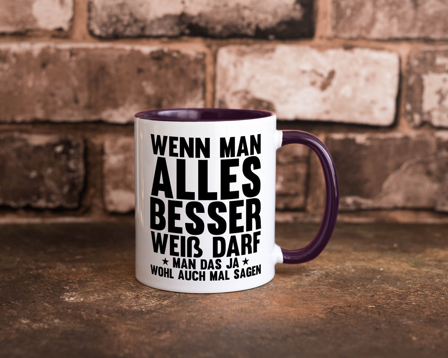Sagen wenn man es besser weiß | Rechthaber Besserwisser lustiger Spruch