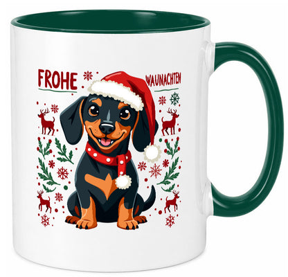 Frohe Waunachten | Ugly Christmas Weihnachtshund v2 Humor Tierliebhaber