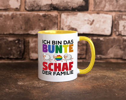 LGBTQ+ Tasse | Buntes Schaf Regenbogen Humor Geschenkidee