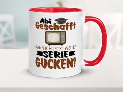 Abi Geschaft | Serie Gucken Bachlor Abitur Geschenk Humor Geschenkidee lustiger