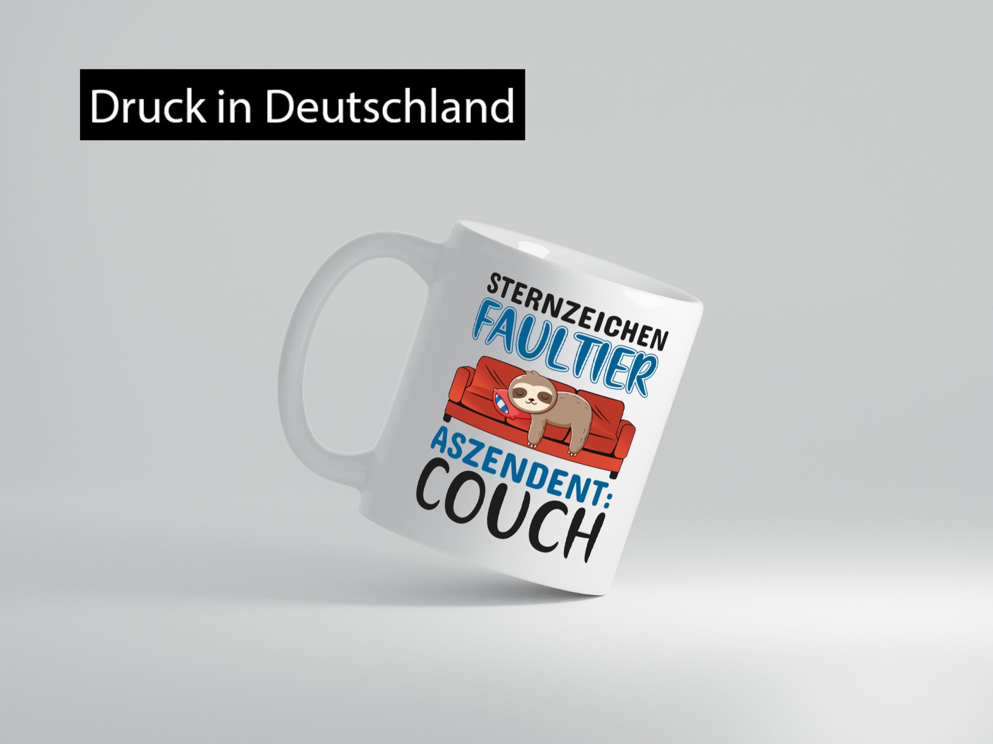Sternzeichen: Faultier | witzige Tasse Couchpotato lustig Tierliebhaber Humor