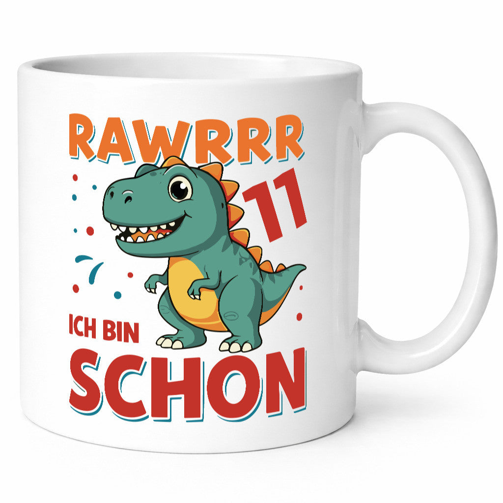 11. Geburtstag | 11 Jahre Raw ich bin schon T-Rex lustiger Spruch Geschenk