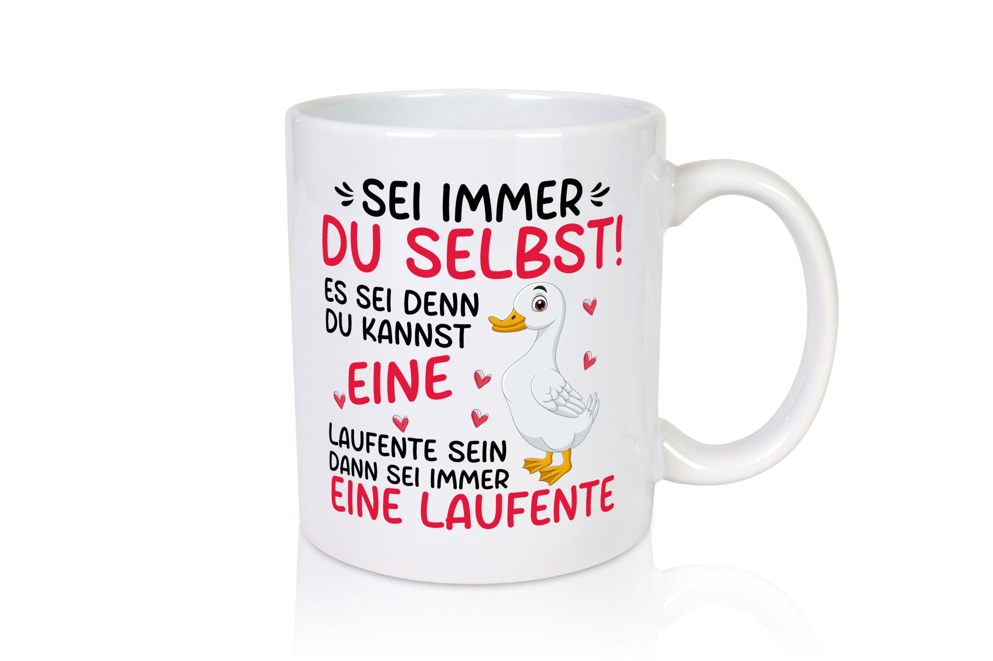 Sei immer du selbst | eine Ente laufente lustig Humor Geschenkidee Geschenk