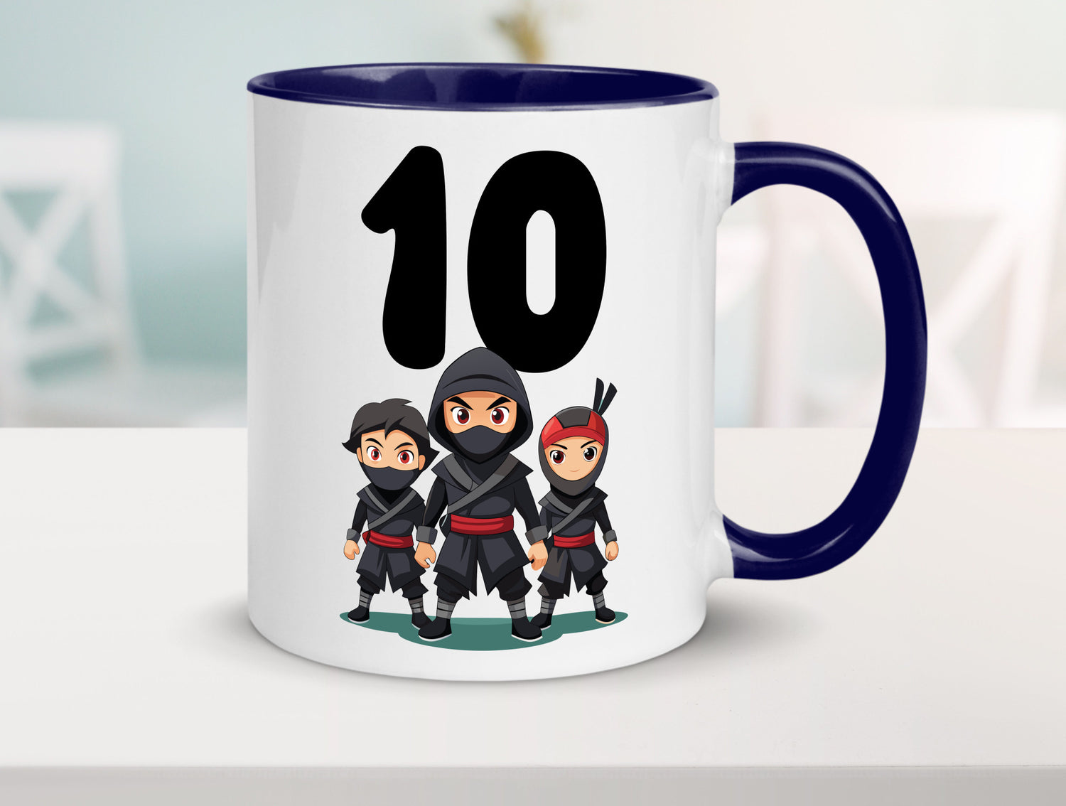 10. Geburtstag | 10 Jahre Ninja Humor Geschenkidee Tasse