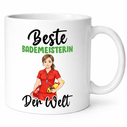 Beste Bademeisterin | Schwimmmeisterin v2 lustiger Spruch Geschenk Humor