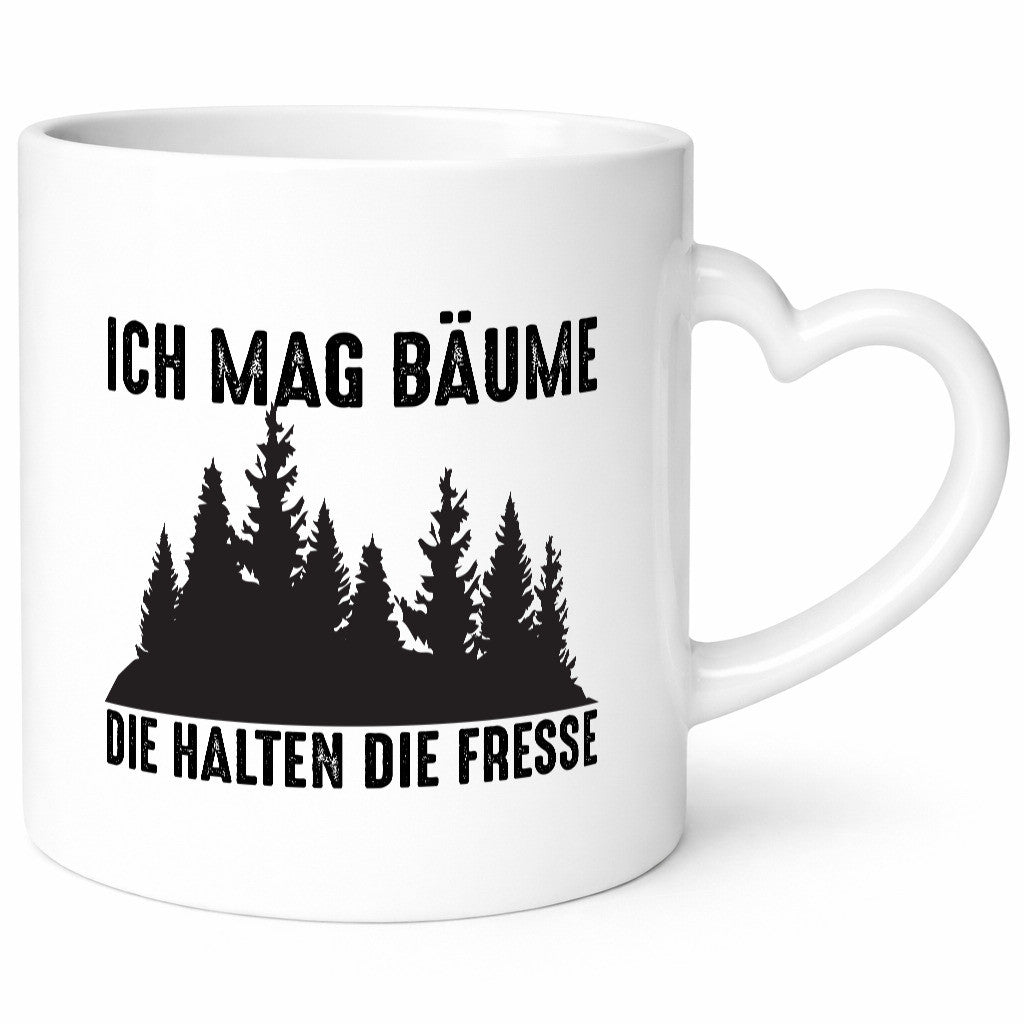 Ich mag Bäume | Wald Die halten Fresse Geschenk Humor Geschenkidee lustiger