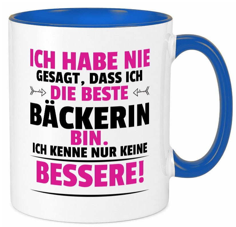 Die Beste Bäckerin | Bäckerei Frauen Backen lustig Humor Geschenkidee Geschenk Tasse