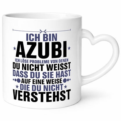 Löse Probleme: Azubi | Ausbildung Lehre Lehrling Humor Geschenkidee Tasse