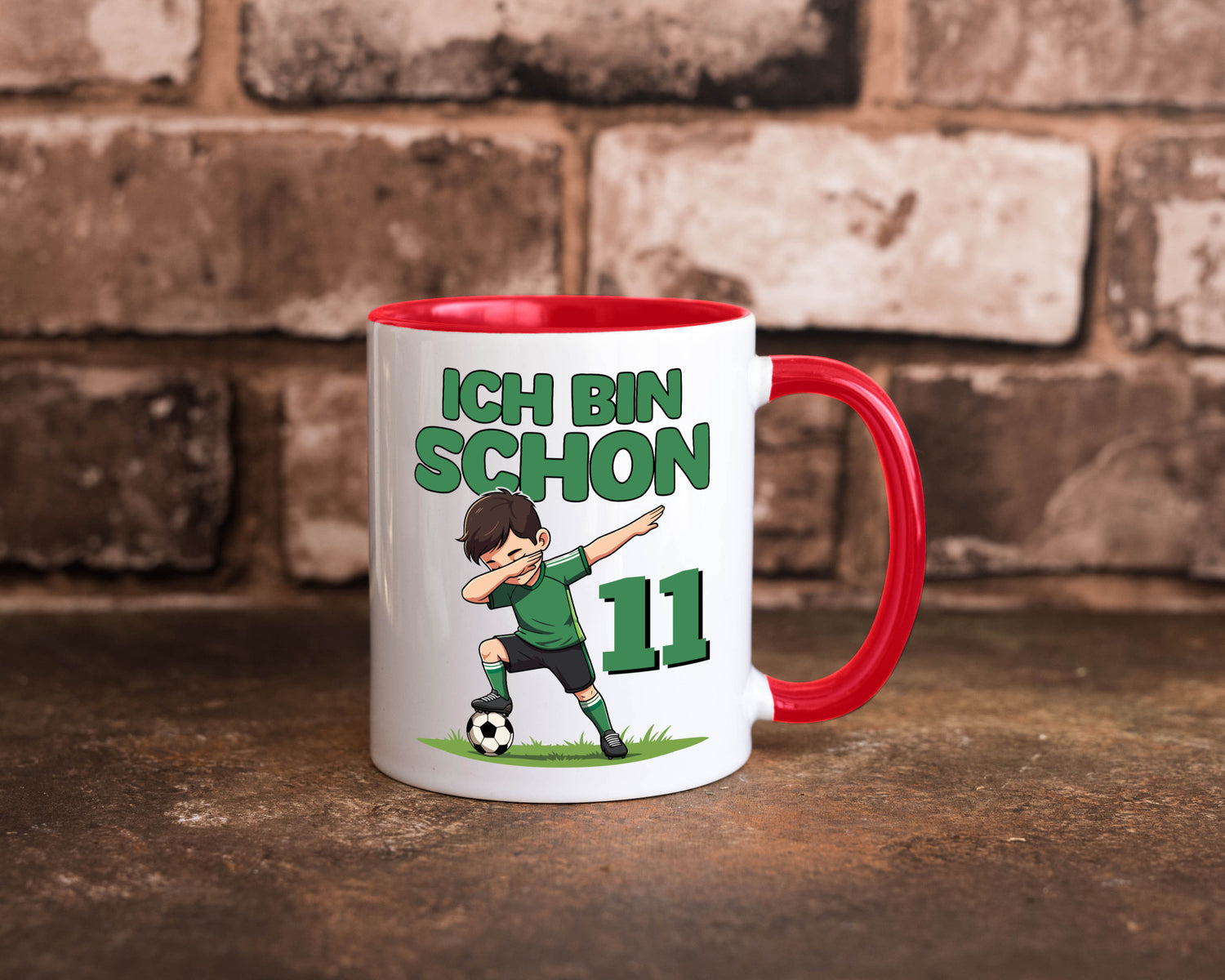 11. Geburtstag | 11 Jahre Fußballer Geschenkidee Humor Tasse
