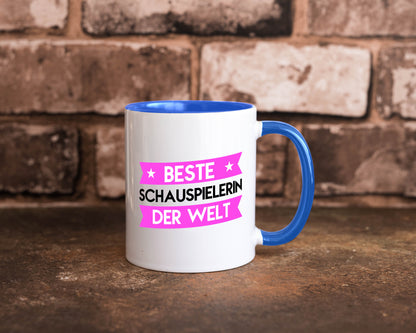 Beste Schauspielerin | Theater lustiger Spruch Geschenk Humor Geschenkidee Tasse