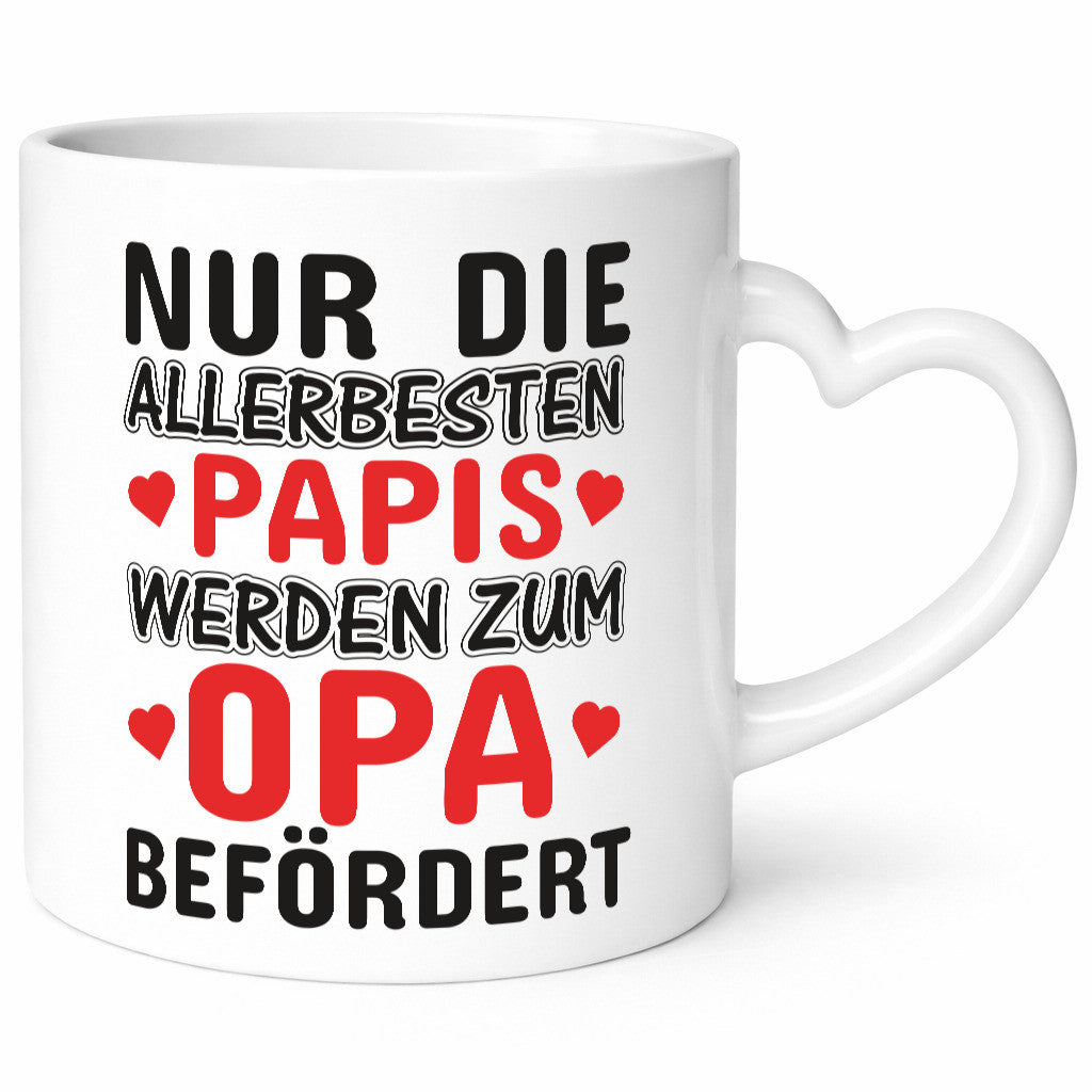 Beförderung zu Opa | Papa Tasse allerbeste Papis Geschenkidee Familie Humor