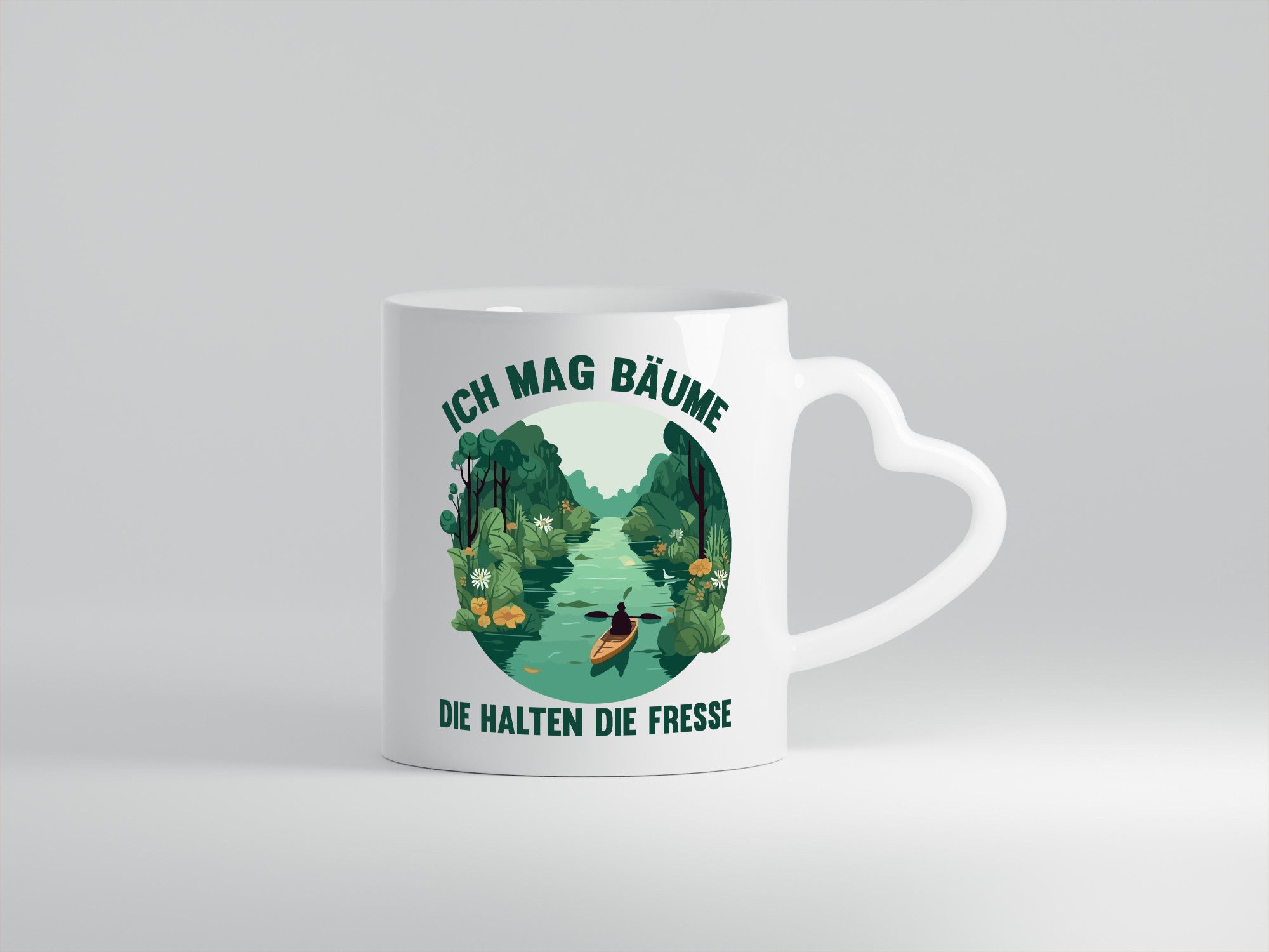 Ich mag Bäume die halten Fresse | Natur Wald lustiger Spruch Geschenk Humor