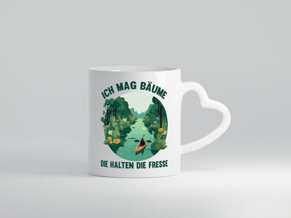 Ich mag Bäume die halten Fresse | Natur Wald lustiger Spruch Geschenk Humor