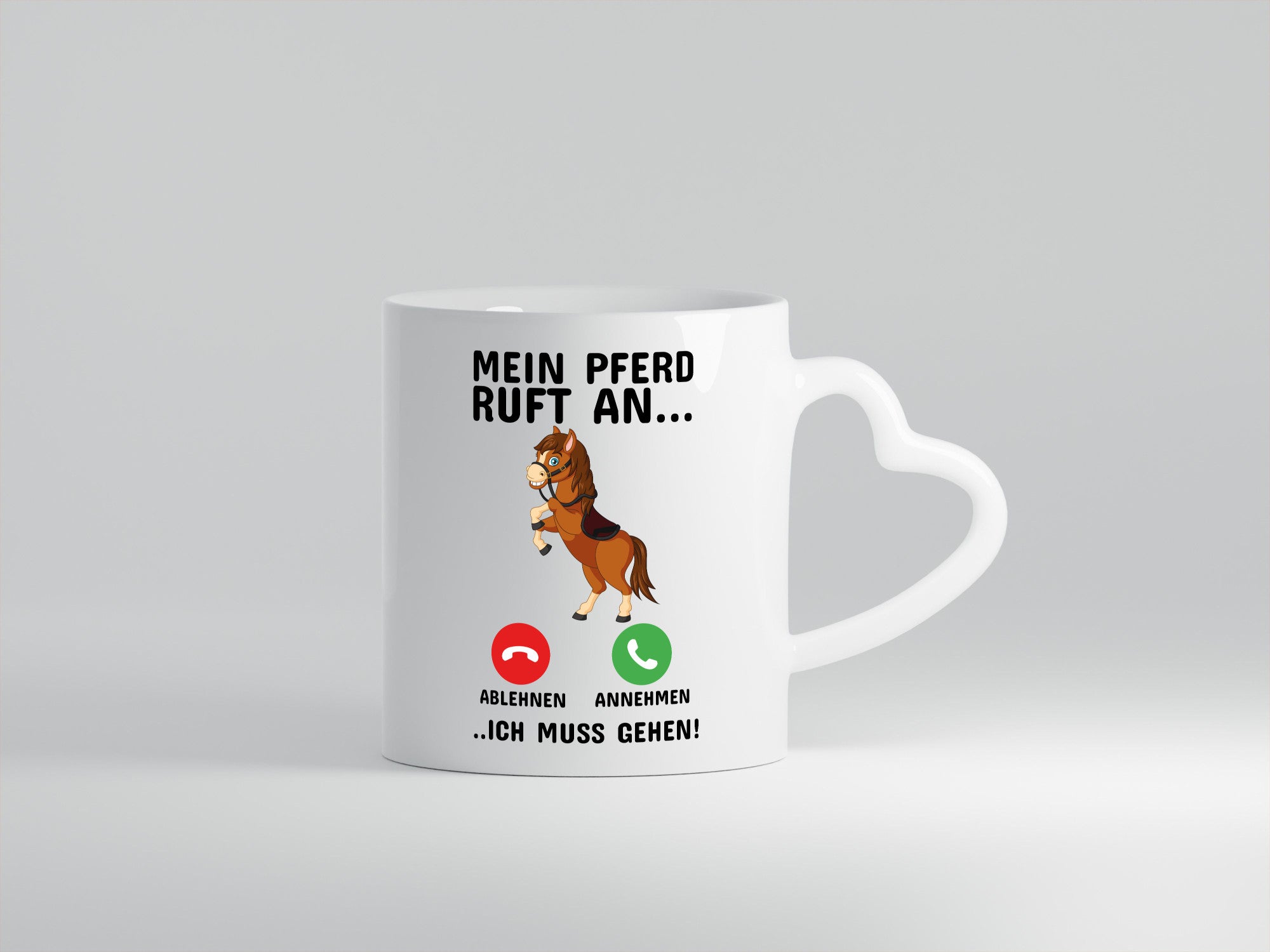 Mein Pferd ruft an Humor Geschenkidee Tasse