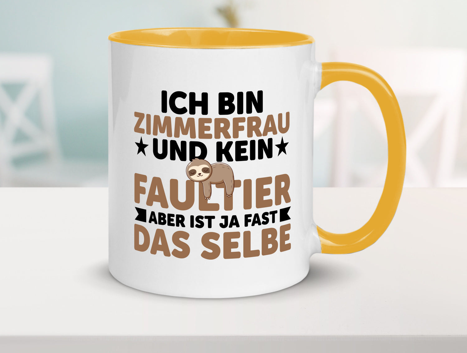 Ich bin kein Faultier: Zimmerfrau| Holzbau | Handwerkerin v2 Geschenk